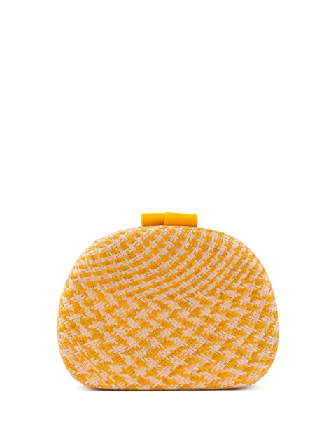Gustoko interwoven-effect clutch 