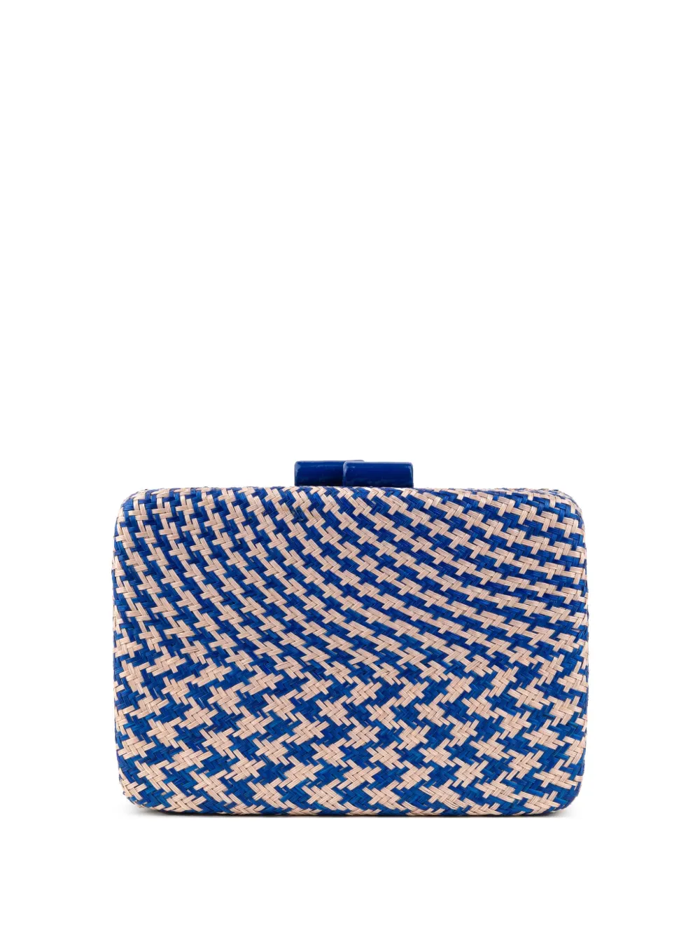 Gustoko interwoven-effect clutch | Blue | Image 1