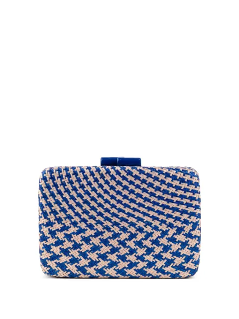 Gustoko interwoven-effect clutch 