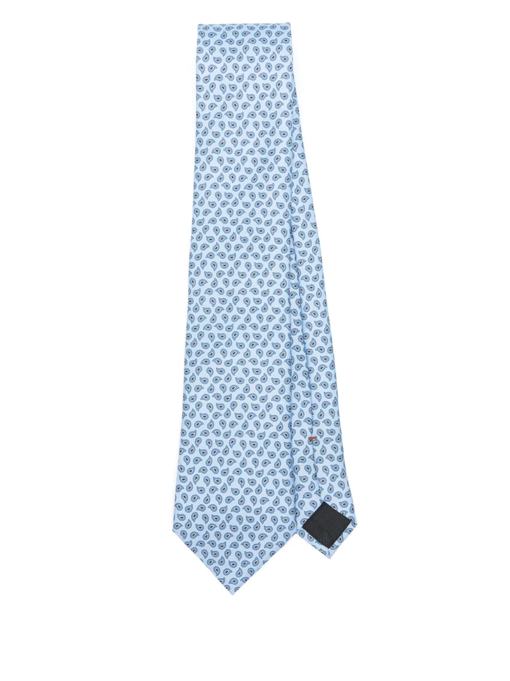 Zegna cravate à imprimé cachemire | bleu | Image 1