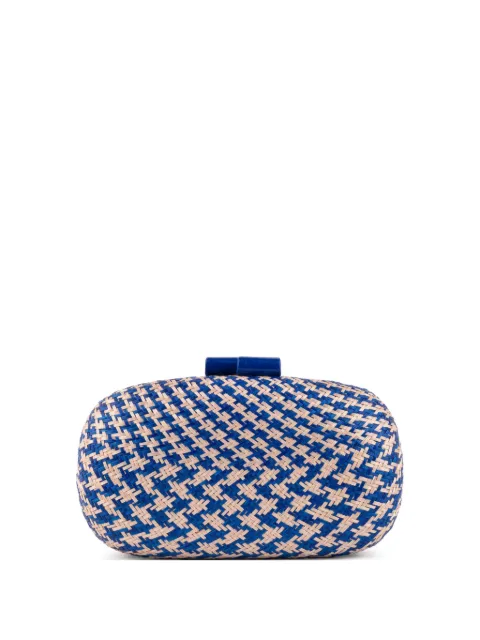 Gustoko houndstooth pattern clutch