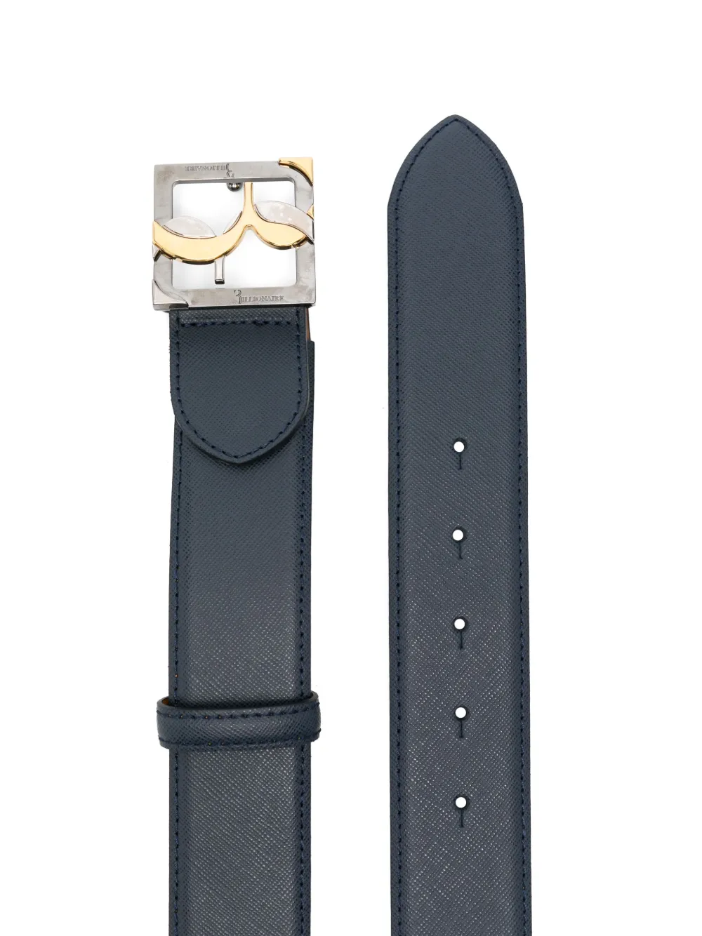 Billionaire Leren riem - Blauw