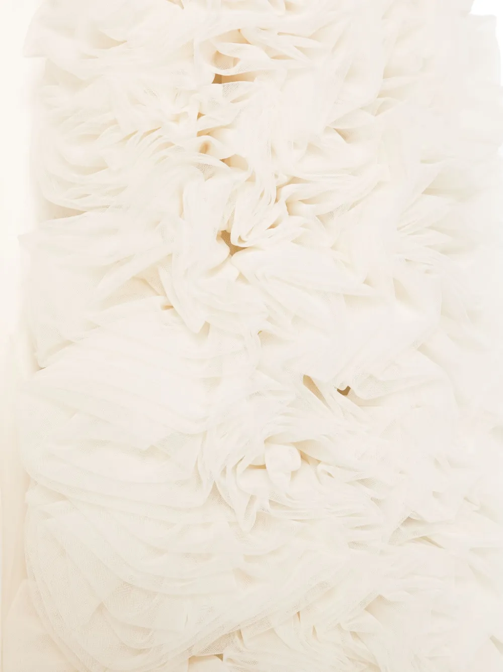 MAISON AVA Jurk met bloemenpatch Beige