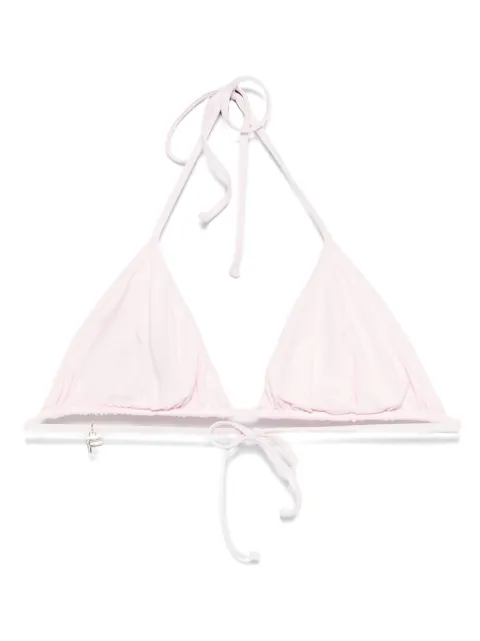 Fisico rhinestone-embellished bikini top