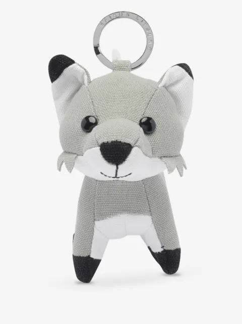Maison Kitsuné Fox-charm keyring