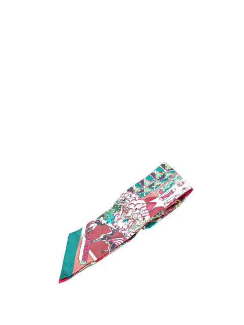 Hermès Pre-Owned 20th Century Exposition Universelle Twilly Silk Scarf scarves