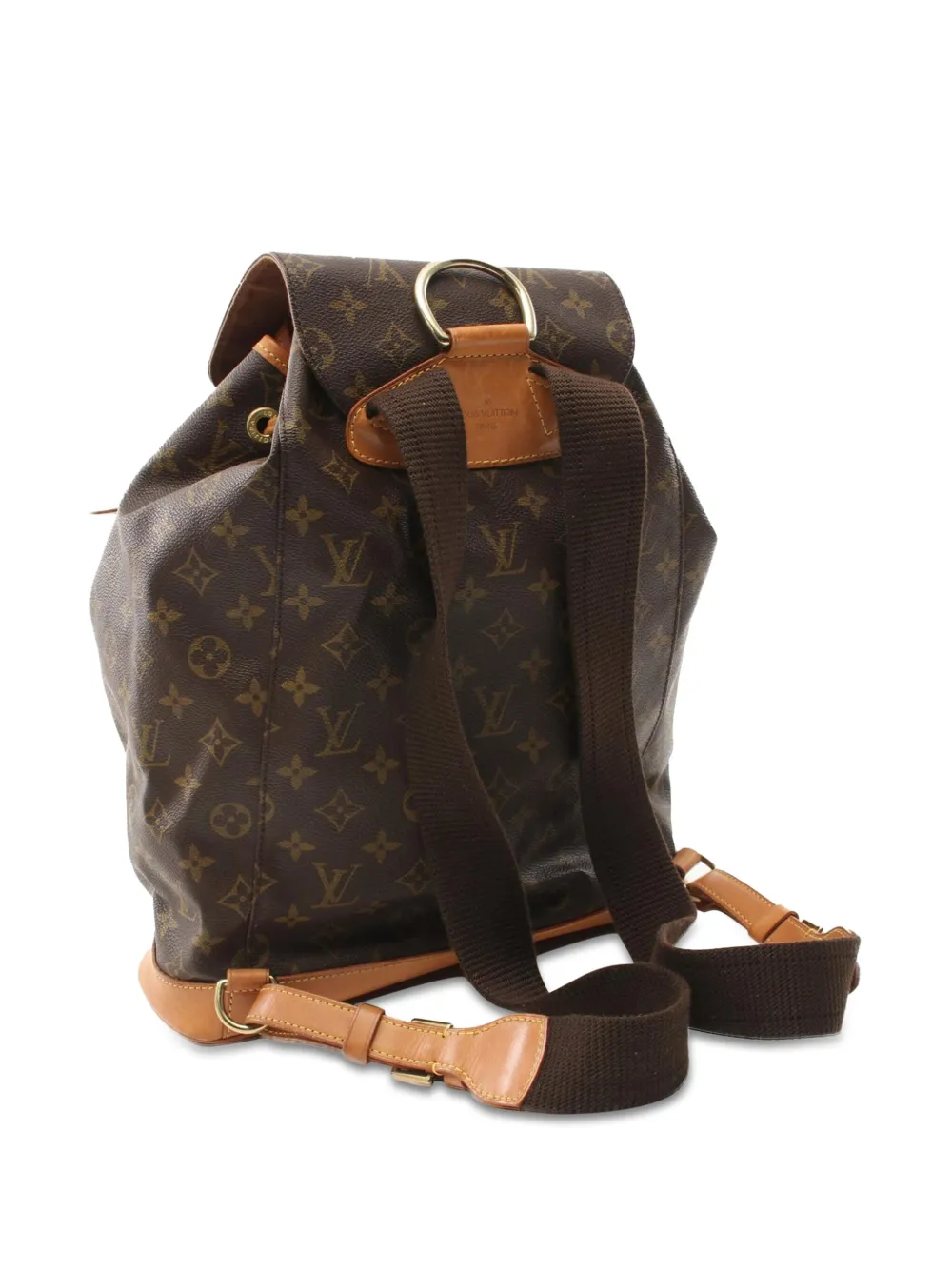 Louis Vuitton Pre-Owned 1996 Montsouris MM rugzak met monogram - Bruin