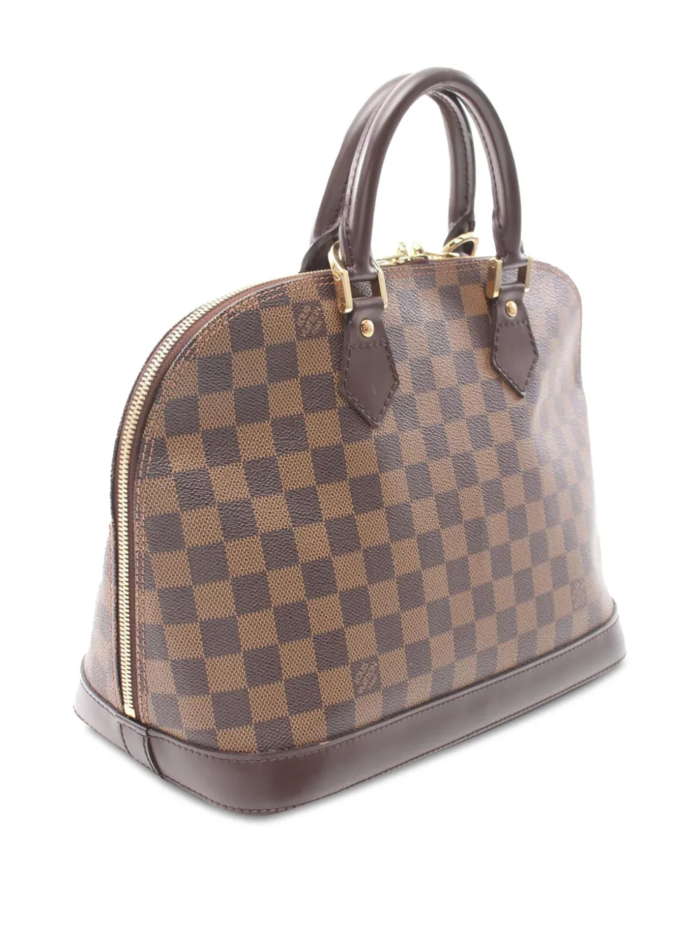 Louis Vuitton Pre-Owned 2005 Damier Ebene Alma MM handtas - Bruin