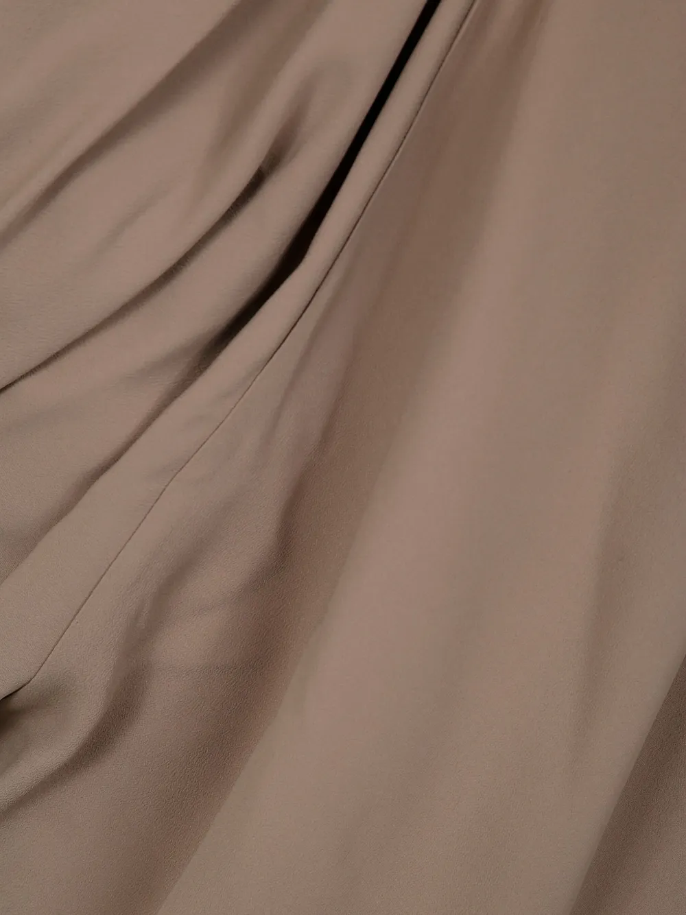 Rick Owens Gedrapeerde jurk Bruin