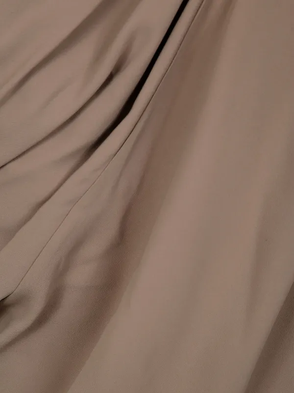 【RICK OWENS】ドレープ ドレス ブラウン Rick Owens: ブラウン Hollywood ドレープドレス | SSENSE 日本