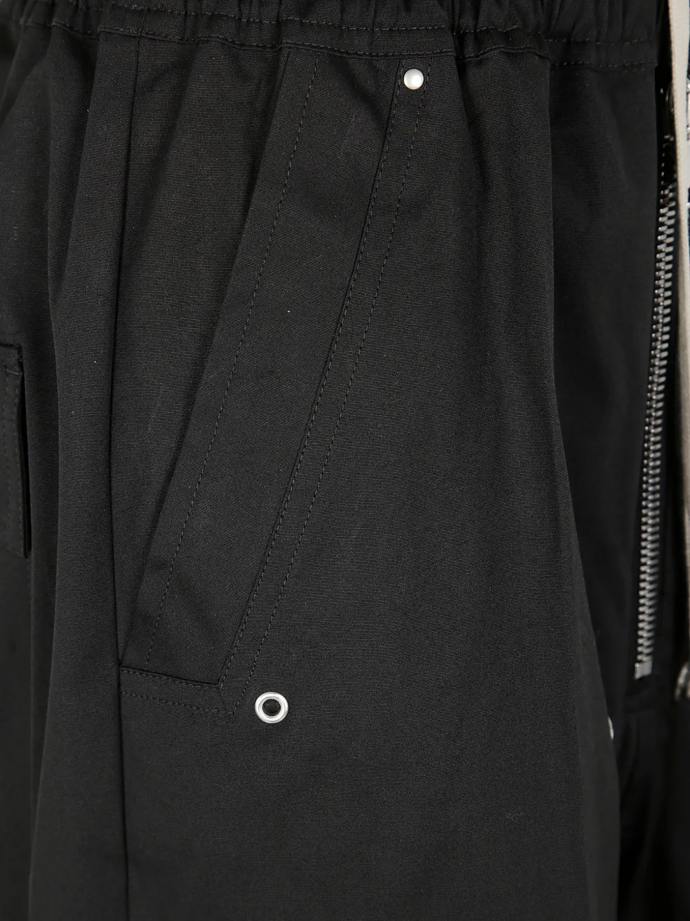 Rick Owens Bela broek met wijde pijpen Zwart
