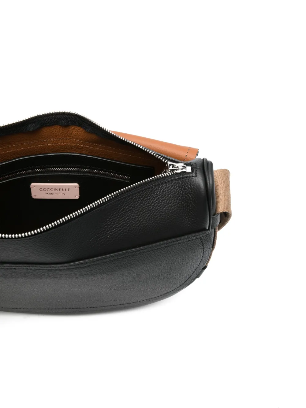 Coccinelle Raquel grote crossbodytas Zwart