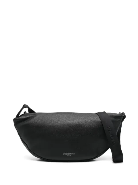Wooyoungmi logo-print shoulder bag