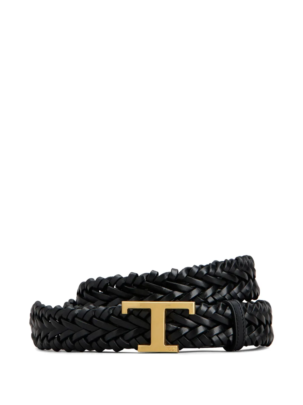 Tod's Geweven riem Zwart