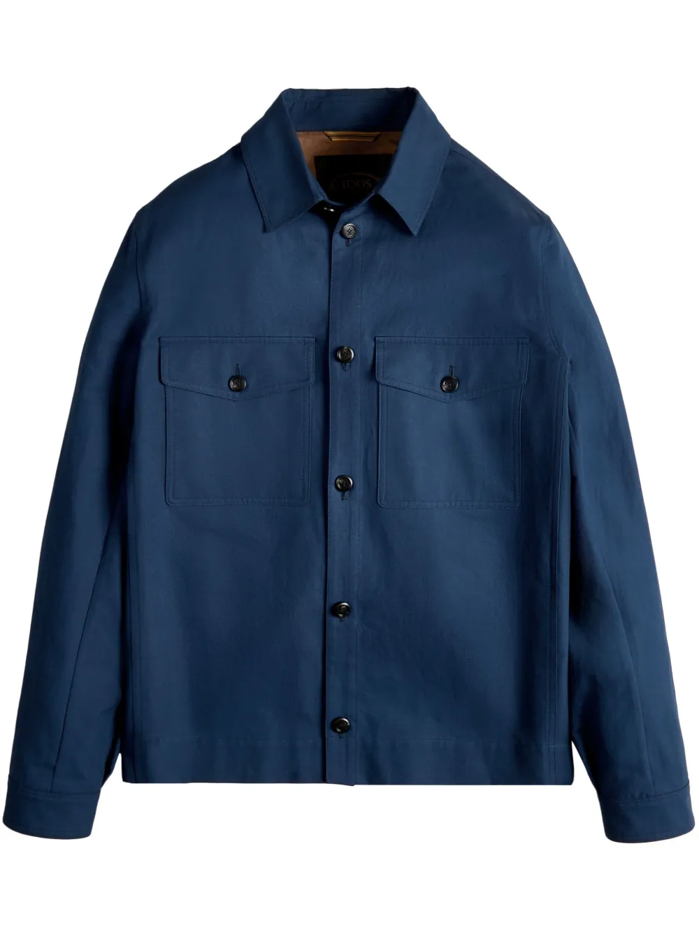 Tod's Shirtjack met logopatch Blauw