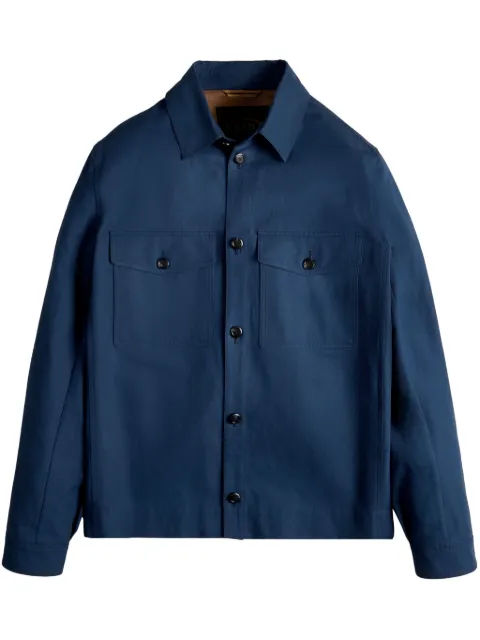 Tod's logo-appliqué shirt jacket
