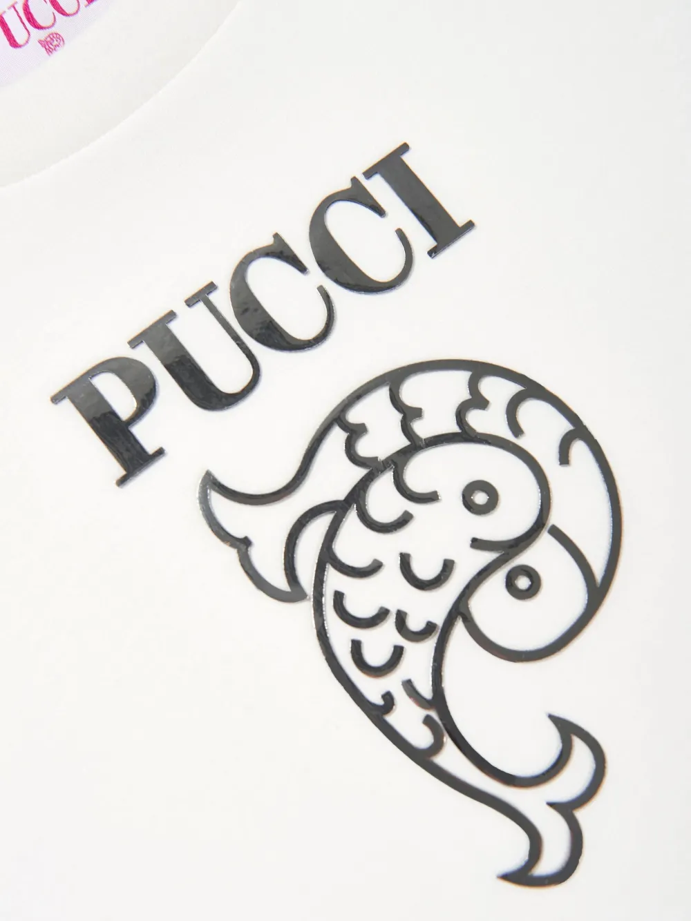 PUCCI Junior Jurk met logoprint Wit