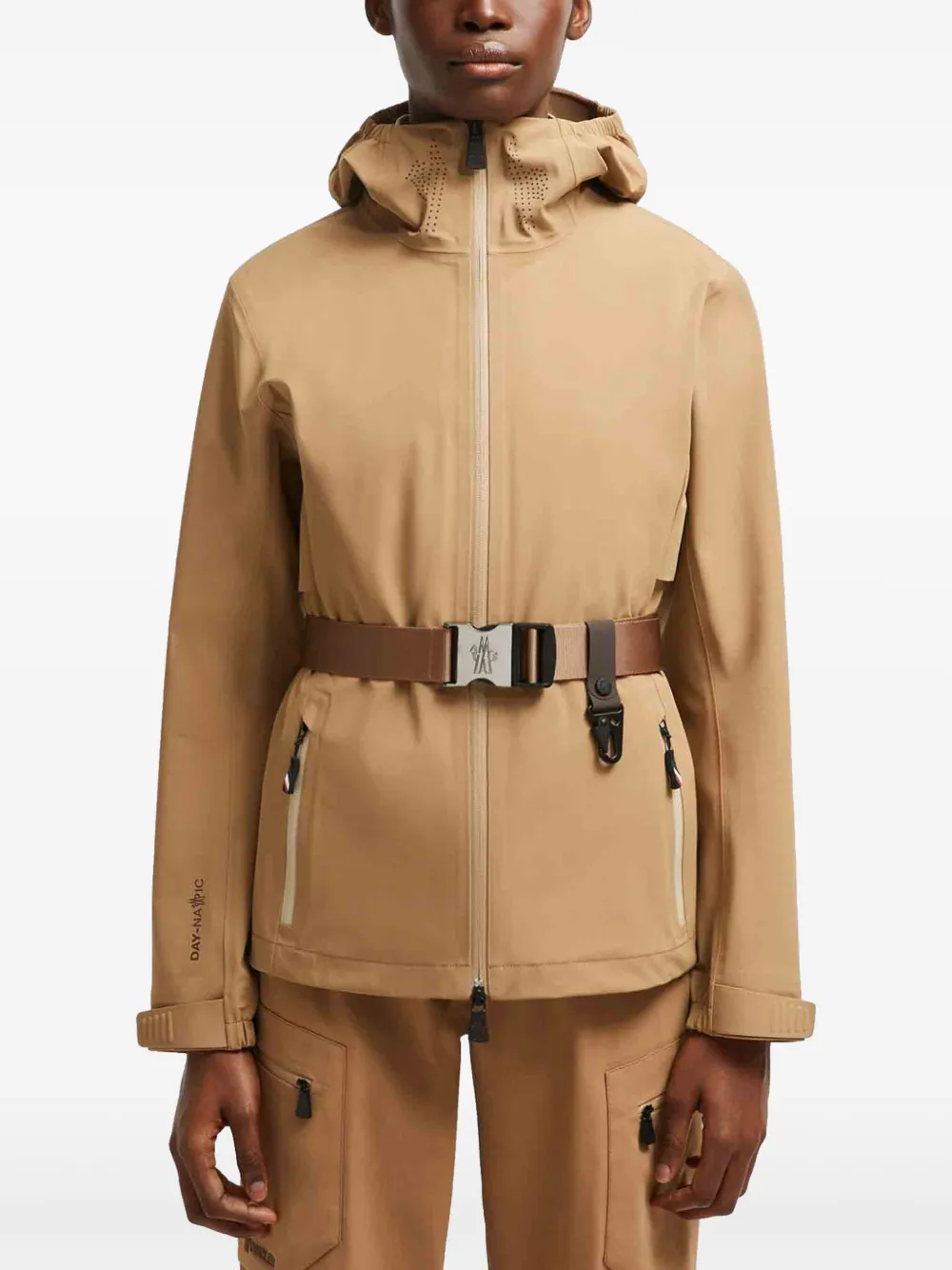 Moncler Grenoble Fex hooded jacket - Beige