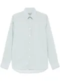 Canali leaf-print shirt - Blue