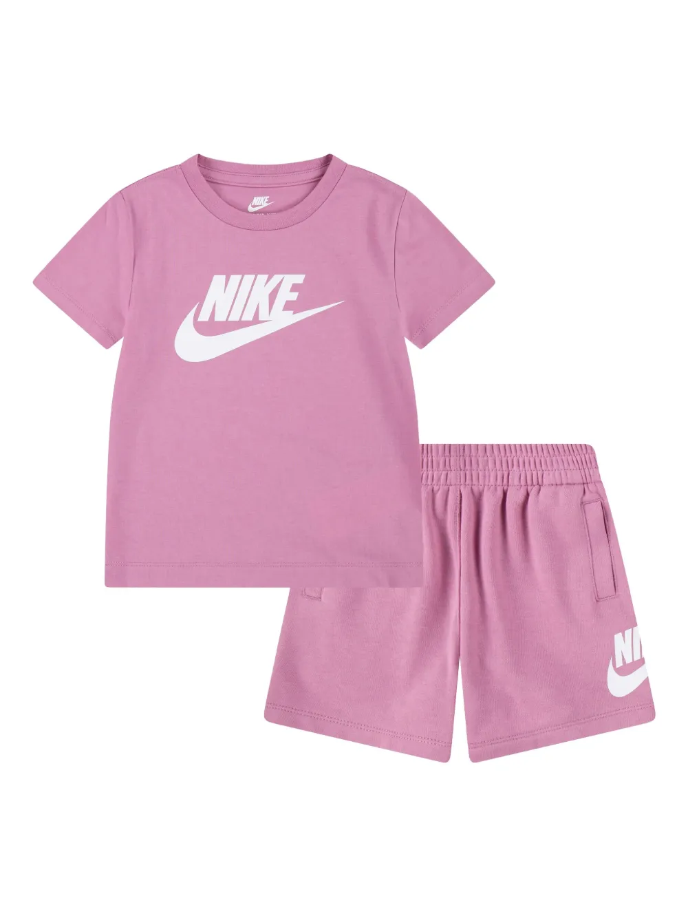 Nike Kids Shorts mit Logo-Print (2er-Set) | Rosa | Image 1