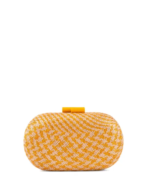 Gustoko houndstooth pattern clutch