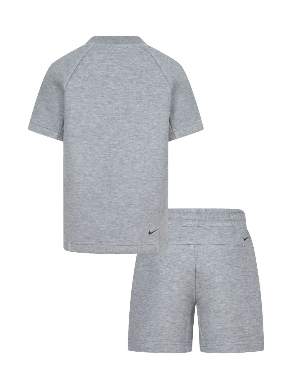 Nike Kids logo t-shirt and shorts set - Grijs