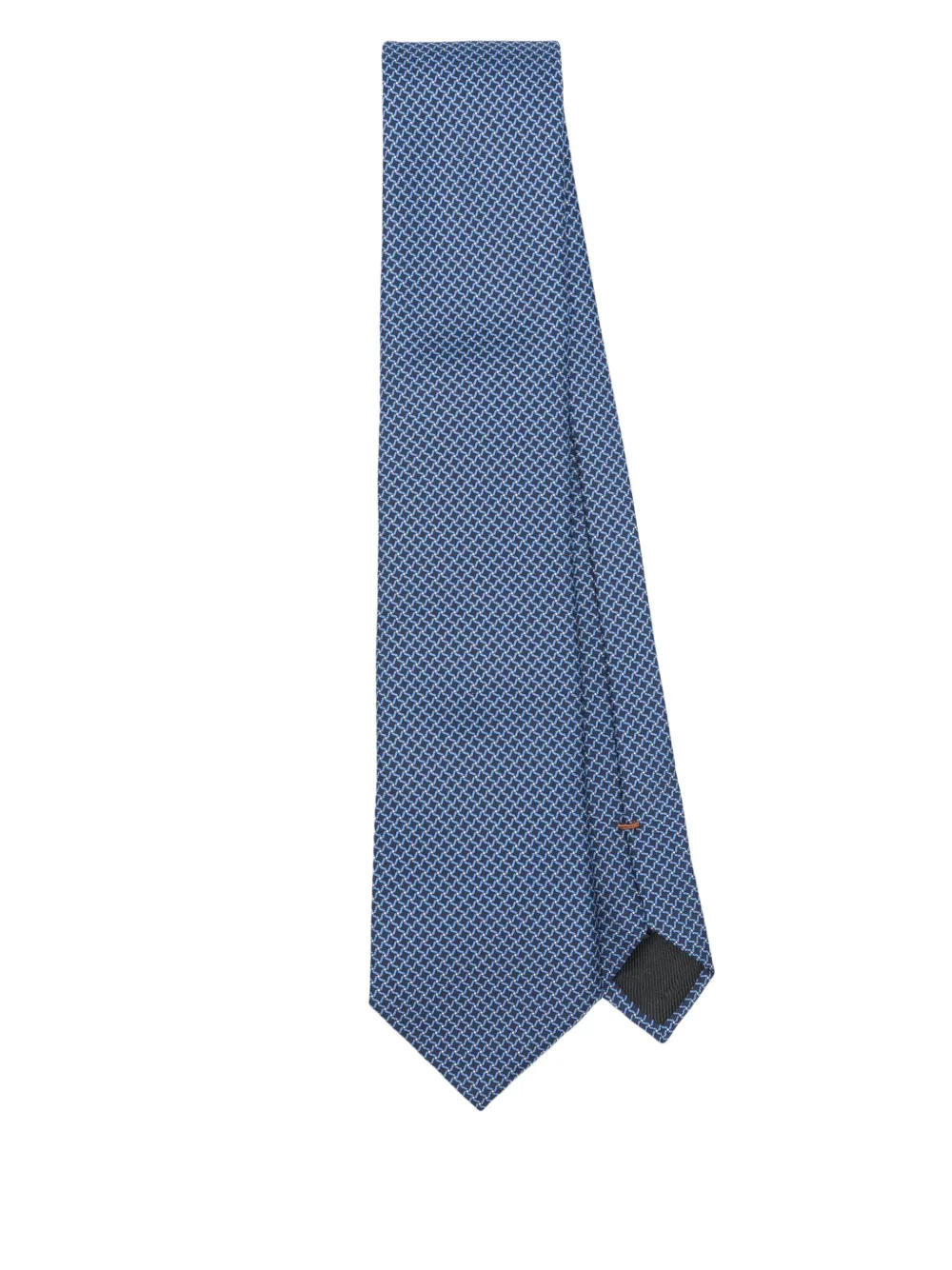 Zegna corbata con estampado gráfico | azul | Image 1