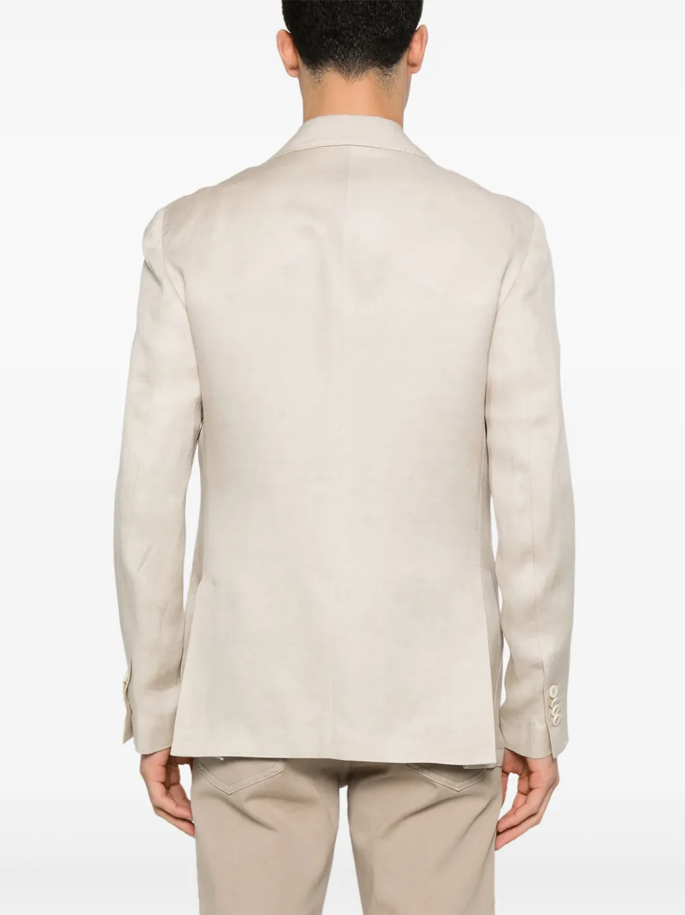 Lardini Blazer met broche Beige