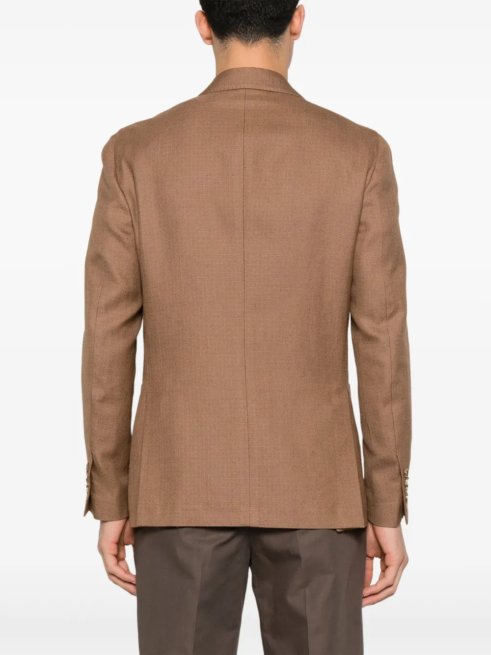 Lardini Blazer met broche Bruin