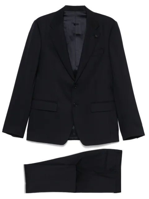 Lardini traje con detalle de broche
