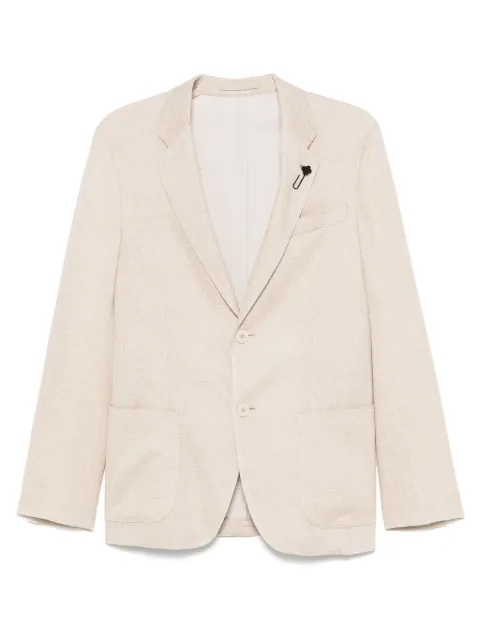 Lardini brooch-detail blazer