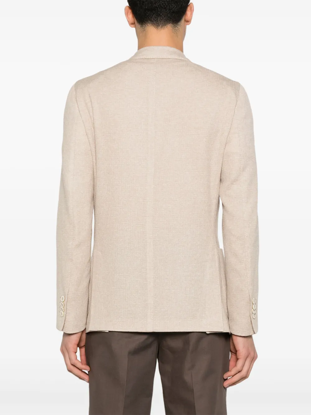 Lardini Blazer met broche Beige