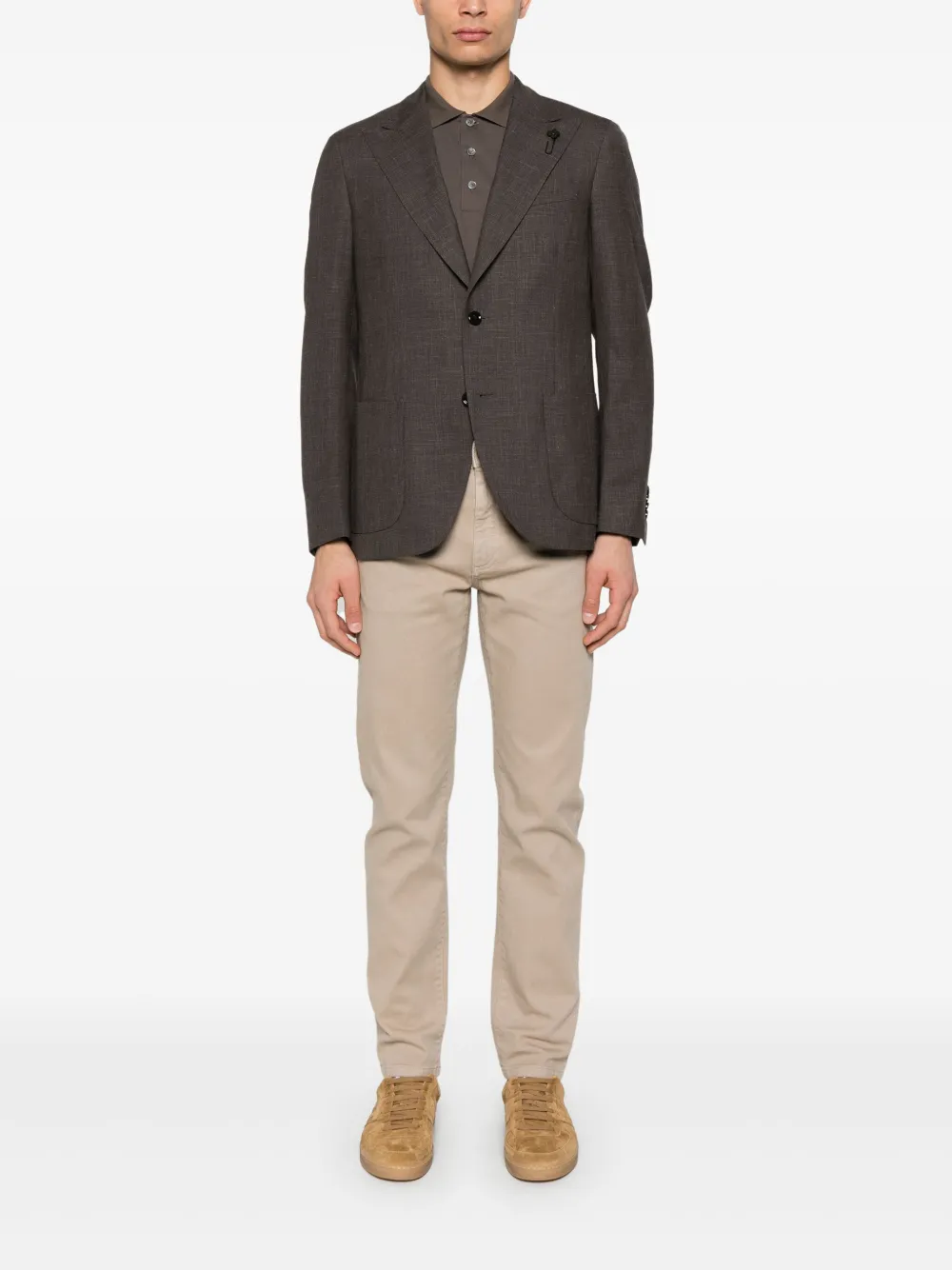 Lardini brooch-detail blazer | Blazers | Image 2