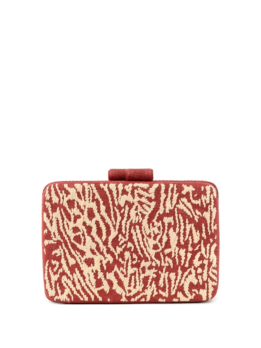 Gustoko embroidered-pattern clutch | Pink | Image 1