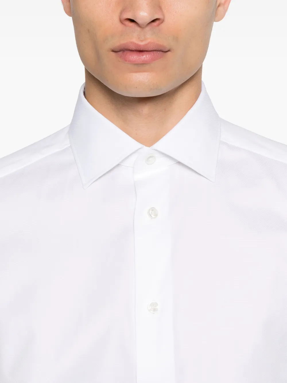 Zegna Overhemd met lange mouwen Wit