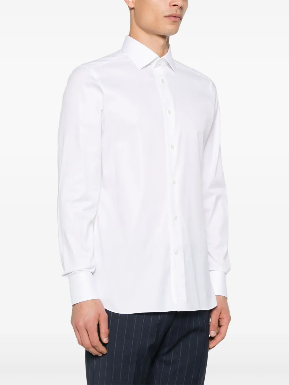 Zegna Overhemd met lange mouwen Wit
