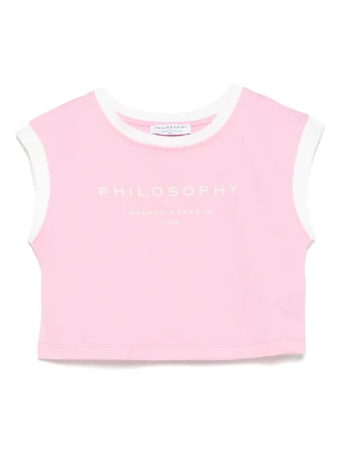 Philosophy Di Lorenzo Serafini Kids logo-print top