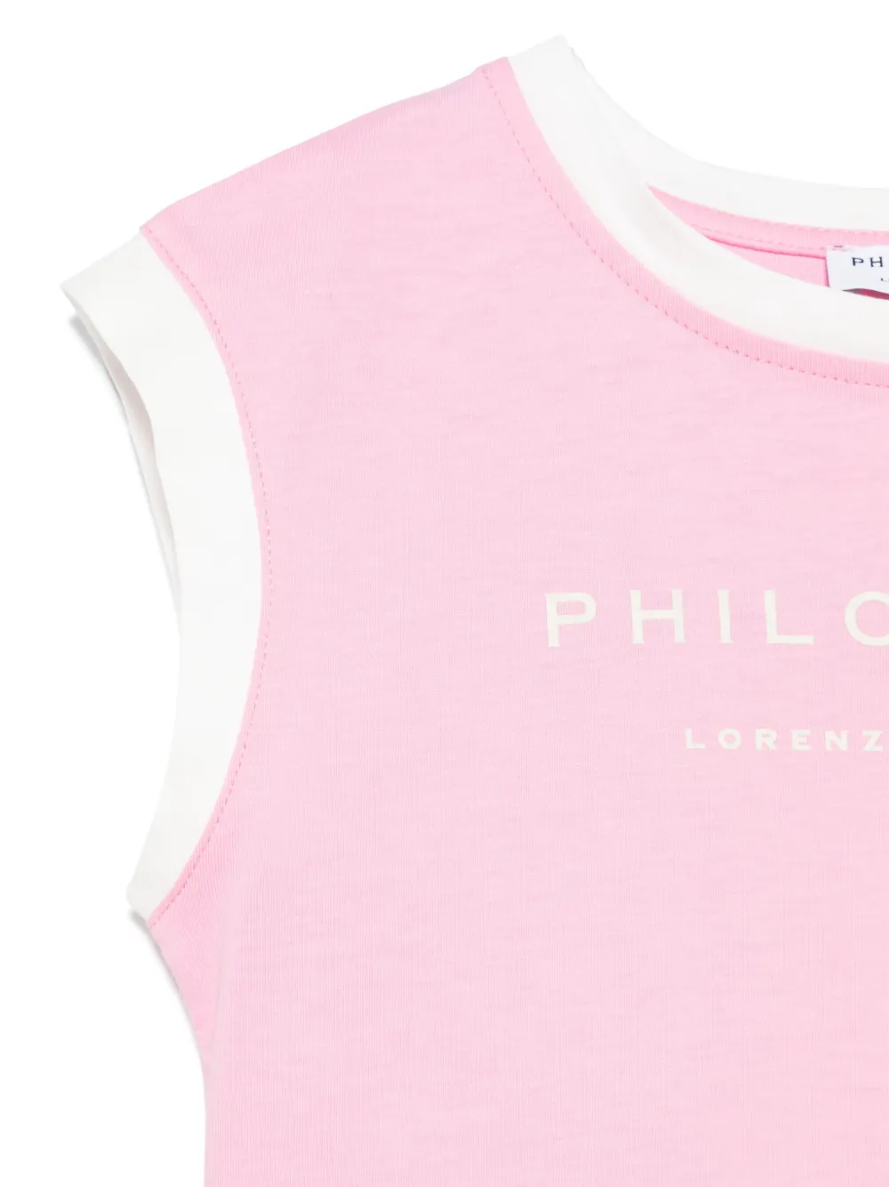 Philosophy Di Lorenzo Serafini Kids Top met logoprint Roze