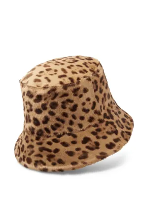 半額セール JIMMY CHOO HILDE BUCKET HAT/SHEARLING+LEATHER Jimmy Choo Hats for Women - Shop on FARFETCH