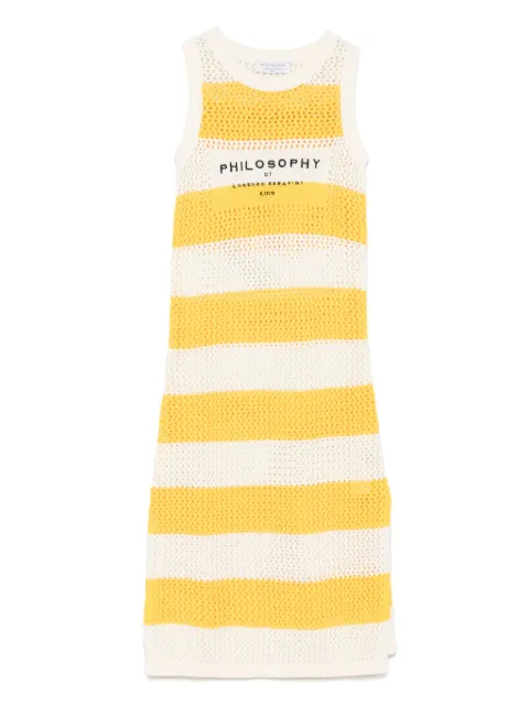 Philosophy Di Lorenzo Serafini Kids crochet-knit dress