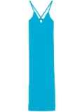 Iceberg ribbed midi dress - Blue