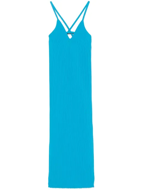 Iceberg vestido midi tejido de canalé