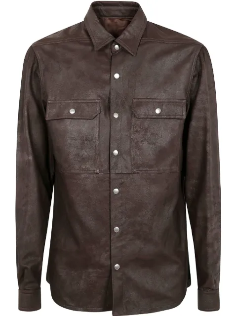 Rick Owens leather jacket