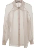 Alberta Ferretti silk shirt - Neutrals
