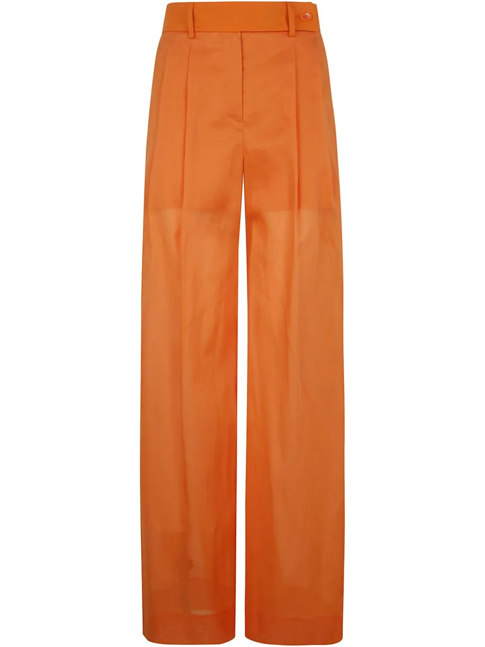 Alberta Ferretti Plooibroek Oranje