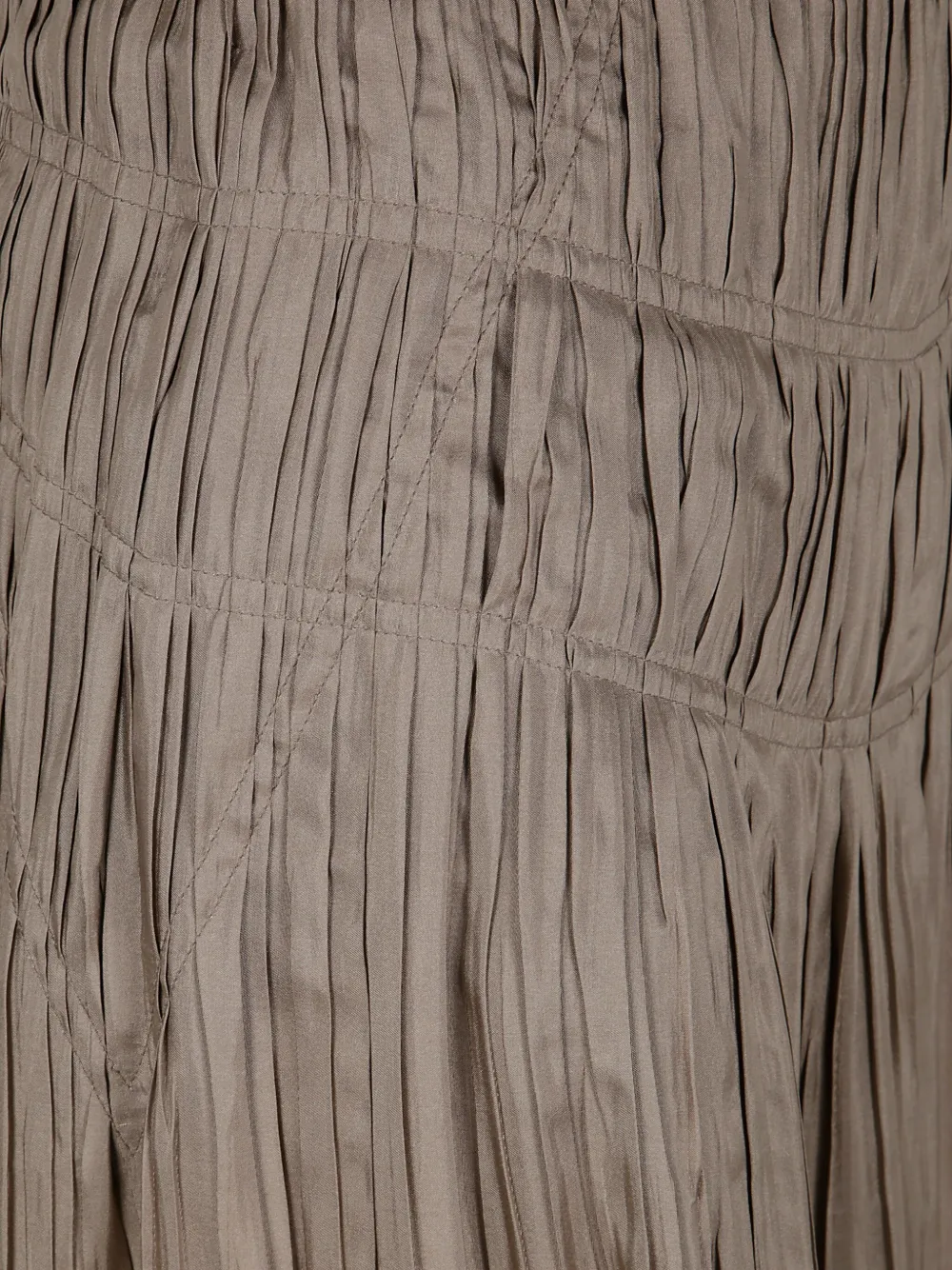 Alberta Ferretti Zijden maxi-rok Beige