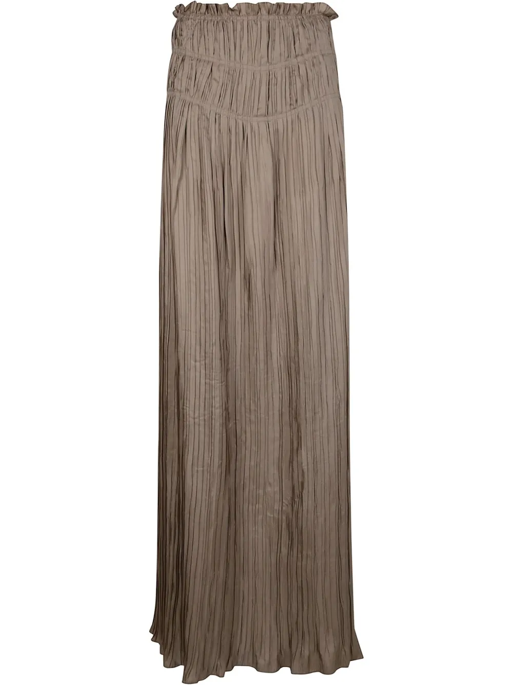 Alberta Ferretti Zijden maxi-rok Beige