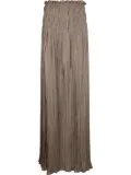 Alberta Ferretti silk maxi skirt - Neutrals