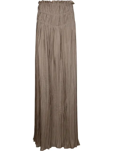Alberta Ferretti silk maxi skirt
