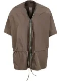 Rick Owens zip-up bomber jacket - Brown